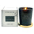 Leather Oud 7oz Glass Candle with Golden Lid